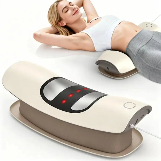 Smart Lumbar Traction & Spine Massage Device with Airbag Therapy