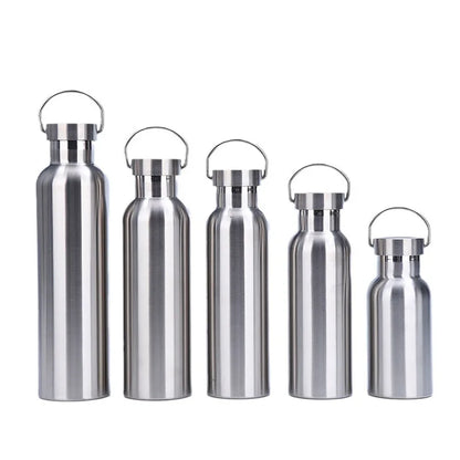 Premium Stainless Steel Reusable Water Bottle - Leak-Proof Sports Flask