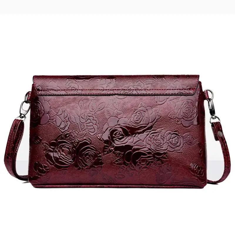 Luxury Floral Embossed Clutch