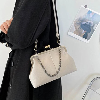 Luxury Vintage Lychee Shell Bag