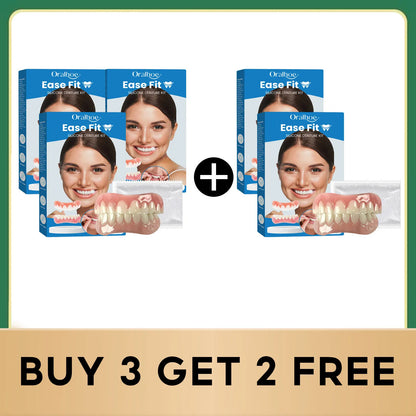 Comfortable Silicone Denture Set for Natural Looking Smile and Improved Chewing
