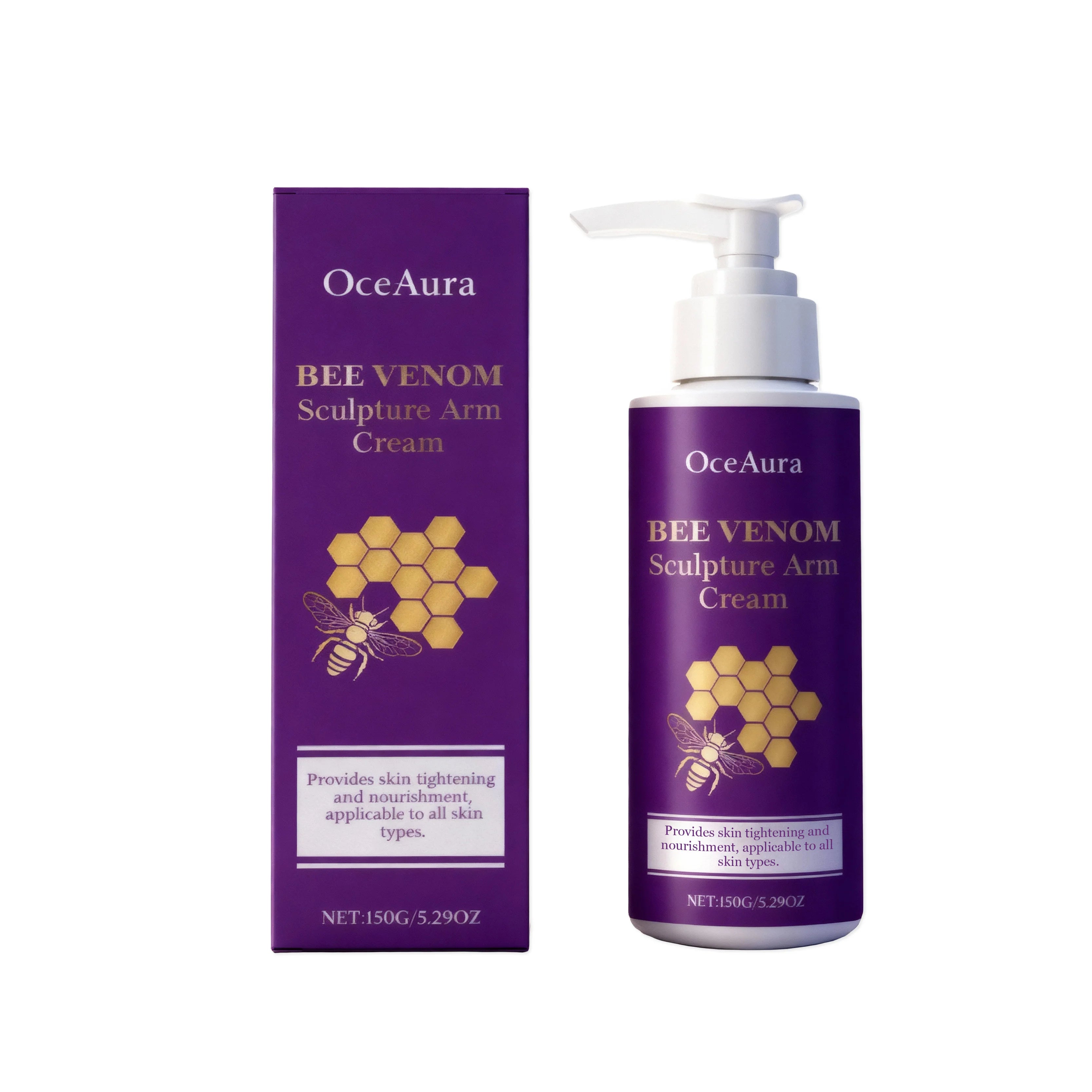 Bee Venom Firming Arm Cream - Anti-Sagging Body Sculpting & Moisturizing Lotion - 7