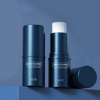 Solid Cologne Stick for Men - Portable Long-Lasting Fresh Scent