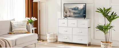 Modern Fabric Storage Dresser - 5, 7, or 10 Drawer Bedroom Closet Organizer