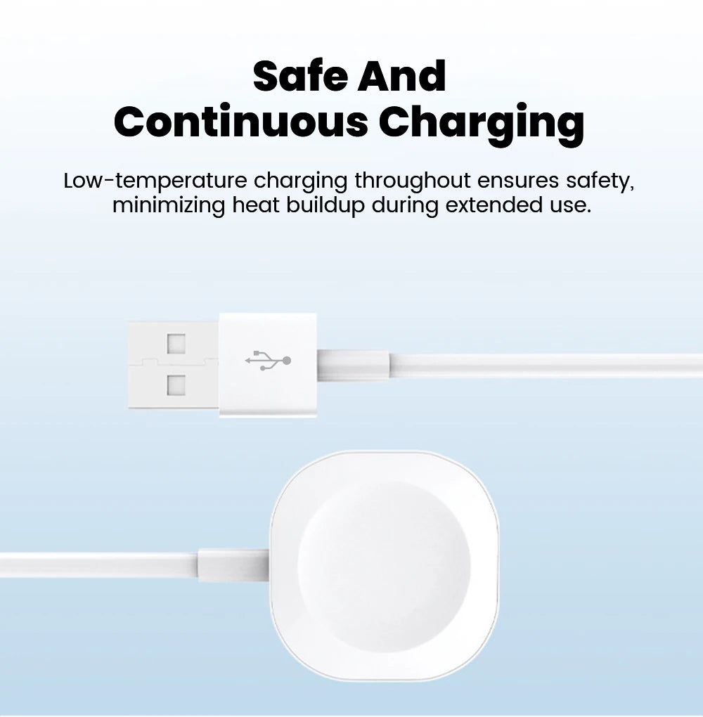 Magnetic Fast Charger for iWatch Series 1-11 & Ultra 1/2 USB-C Cable