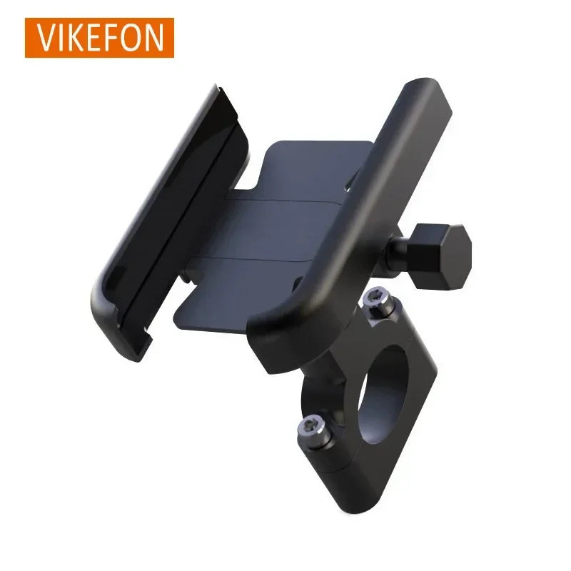 Heavy-Duty Aluminum Motorcycle & Bicycle Phone Mount - Secure GPS Holder - 25