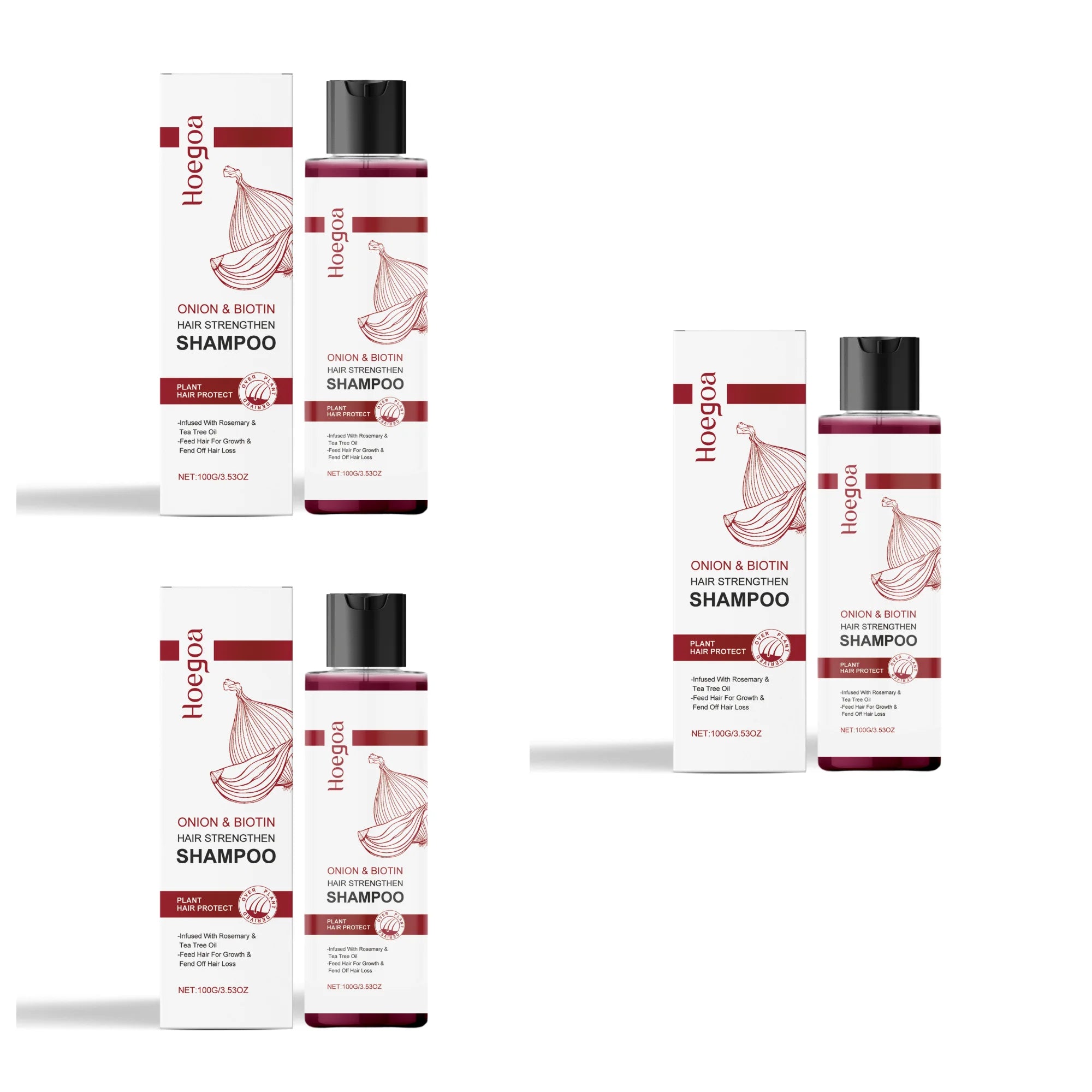 Onion & Biotin Strengthening Shampoo for Hair Growth and Scalp Nourishment - 14