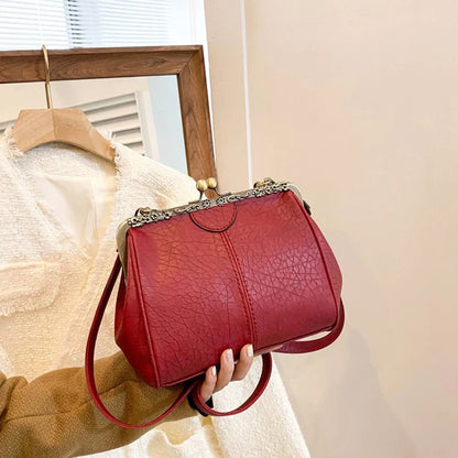 Luxury Vintage Alligator Kiss-Lock Bag