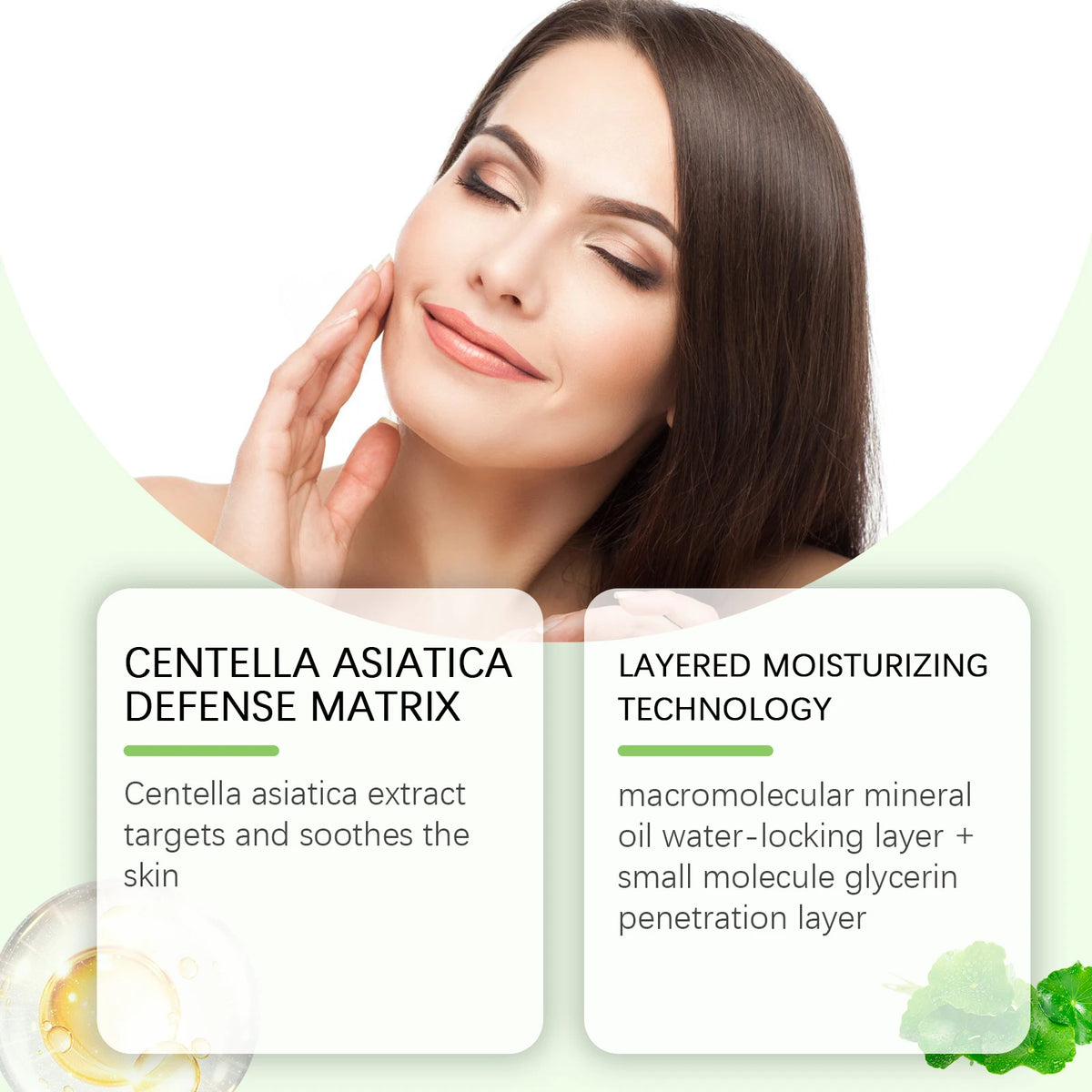 Centella Asiatica Soothing Cream – Calming Facial Moisturizer for Sensitive Skin