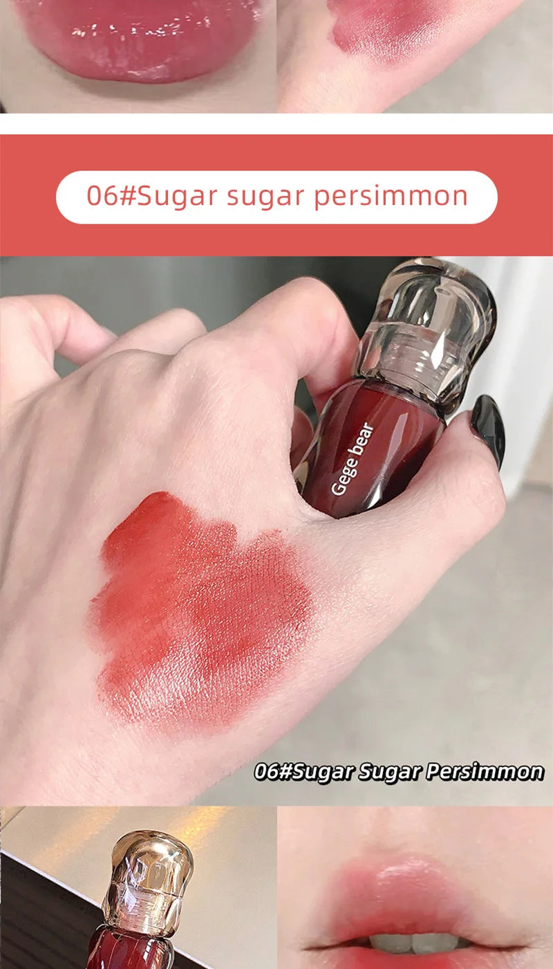 Crystal Gloss Hydrating Lip Tint - Long-Lasting Mirror Finish Plumper