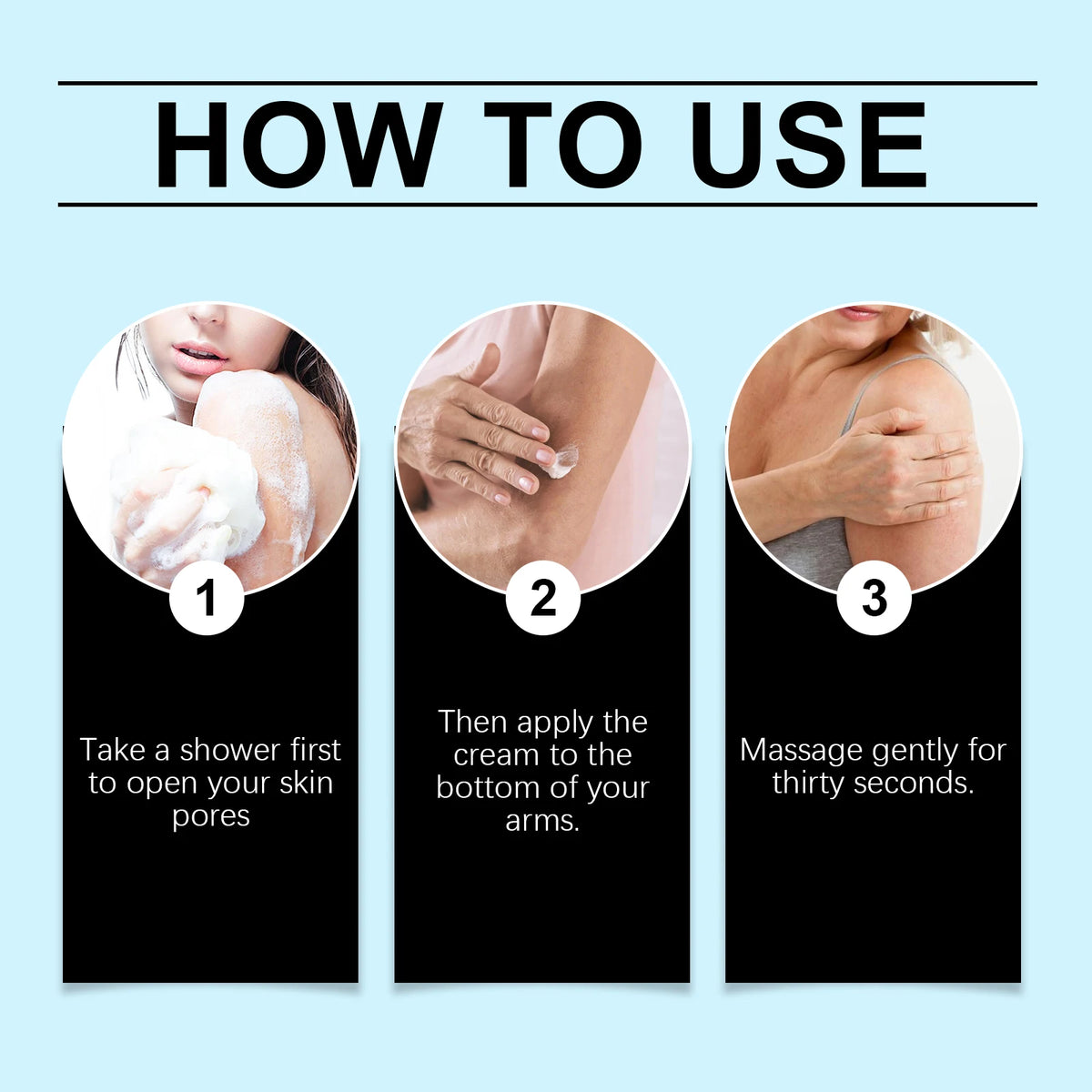 Skin Elasticity & Firming Body Cream - Tightening Lotion for Arms, Thighs & Abdomen