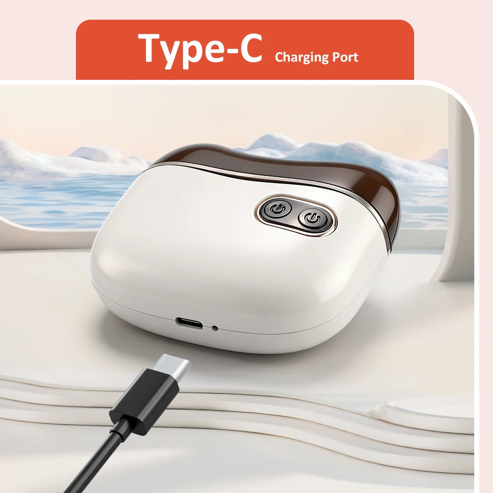 Electric Automatic Nail Trimmer & Polisher with LED Light for Safe Nail Care