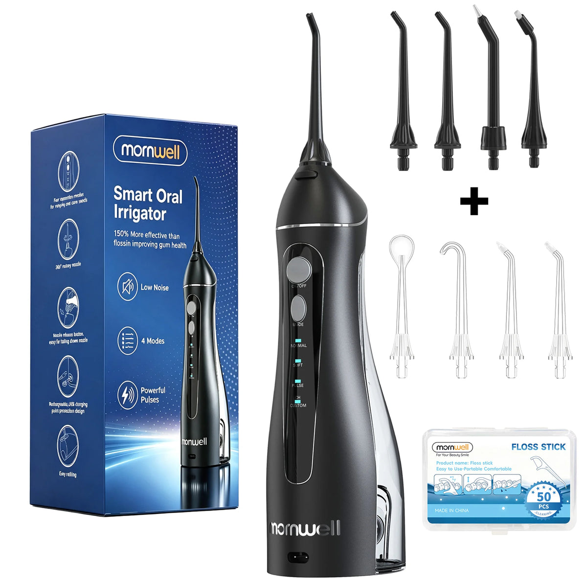 Cordless Water Flosser for Teeth Deep Cleaning & Gum Health