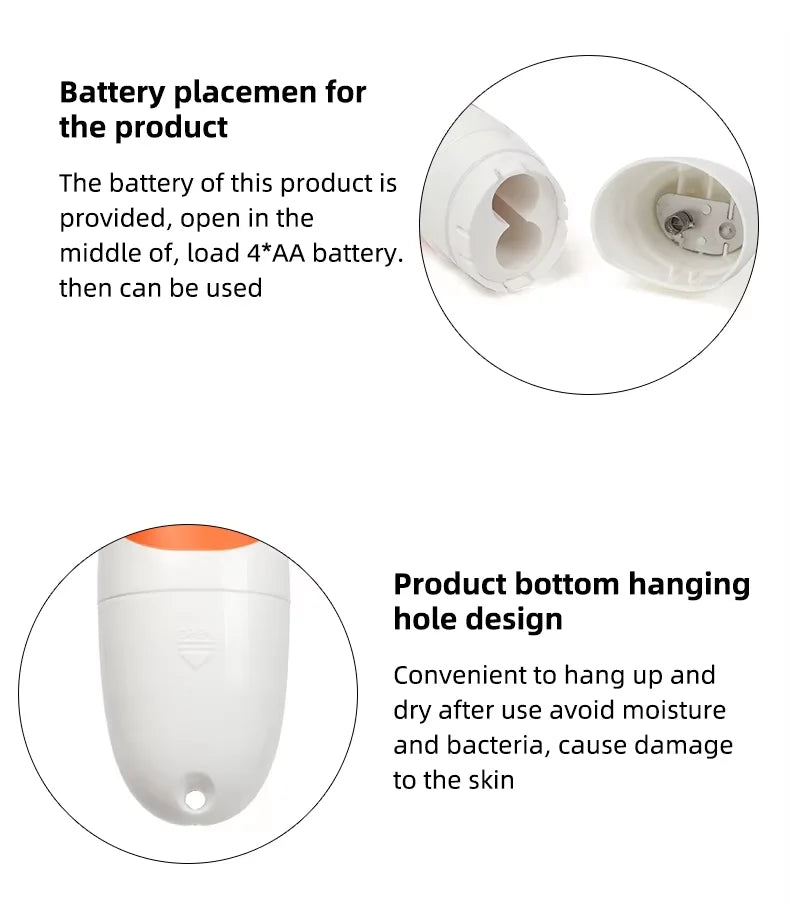 4-in-1 Waterproof Electric Facial Cleansing Brush & Exfoliating Skin Scrubber - 11
