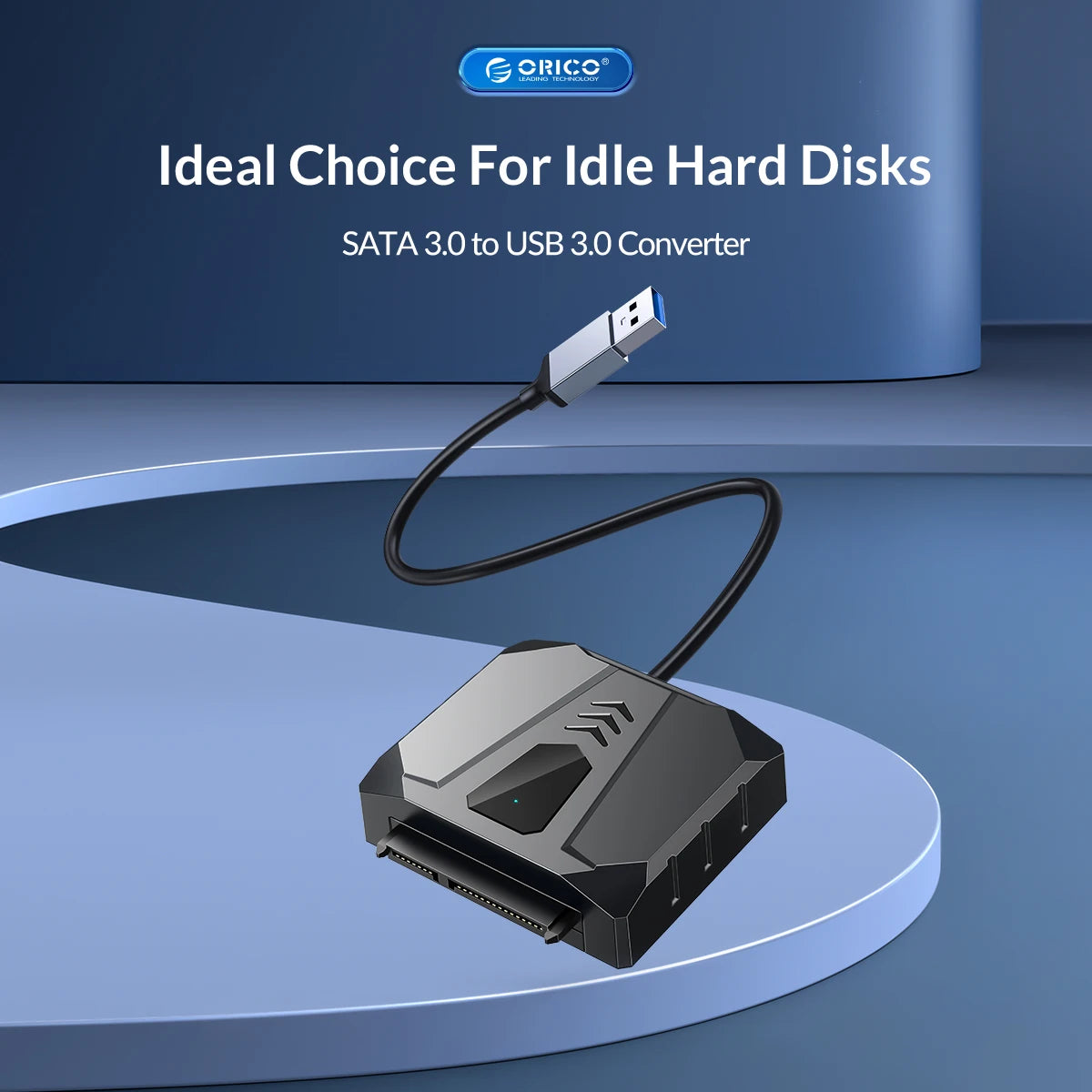 USB 3.0 to SATA Adapter for 2.5" SSD/HDD with Protective Silicone Case