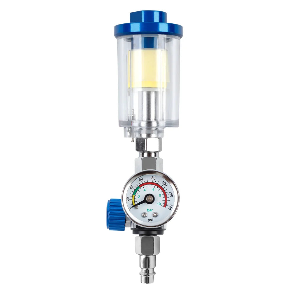 Air Compressor Filter Regulator Water Trap Separator for Spray Gun 1/4