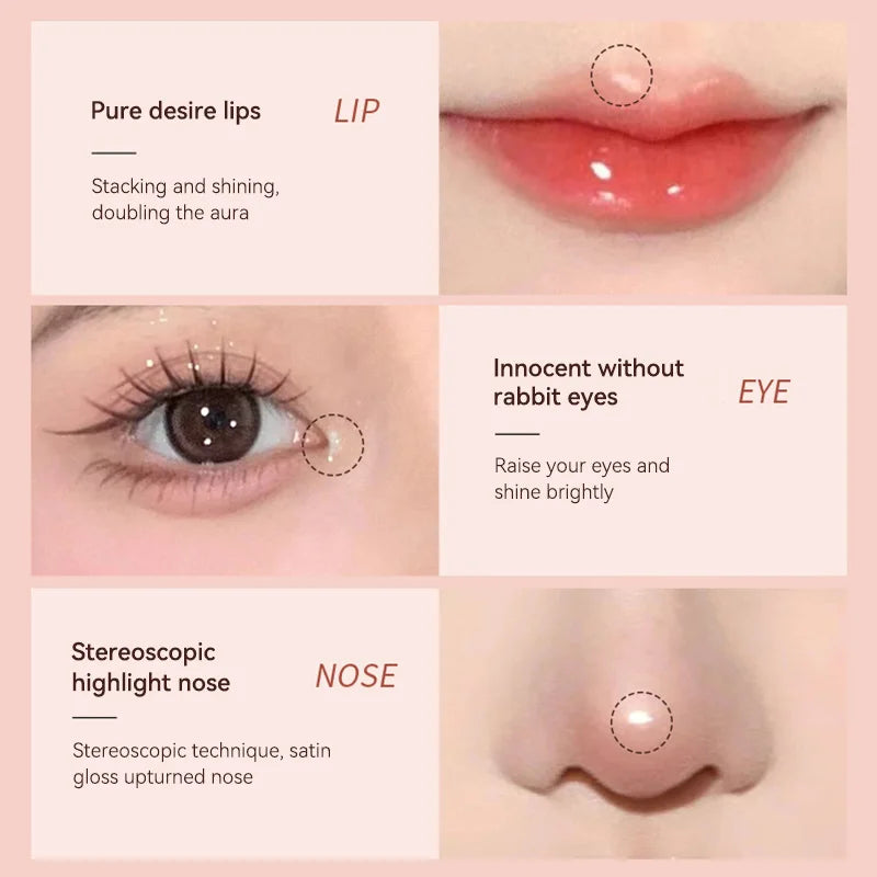 Double-Headed Waterproof Eyeliner & Silkworm Highlighter Pen