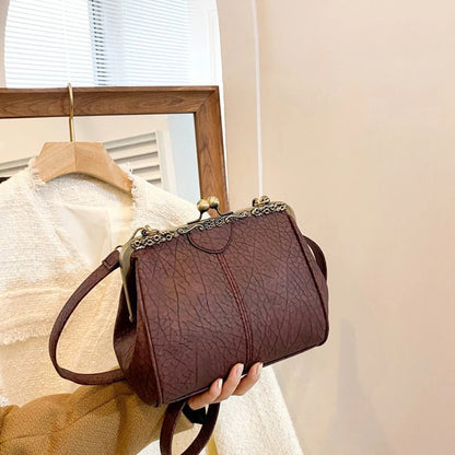 Luxury Vintage Alligator Kiss-Lock Bag