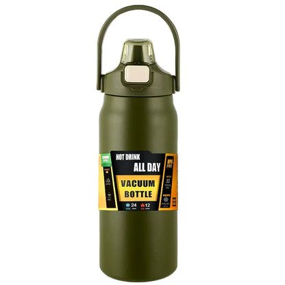 Insulated Stainless Steel Vacuum Flask - 24H Cold & 8H Hot Water Bottle