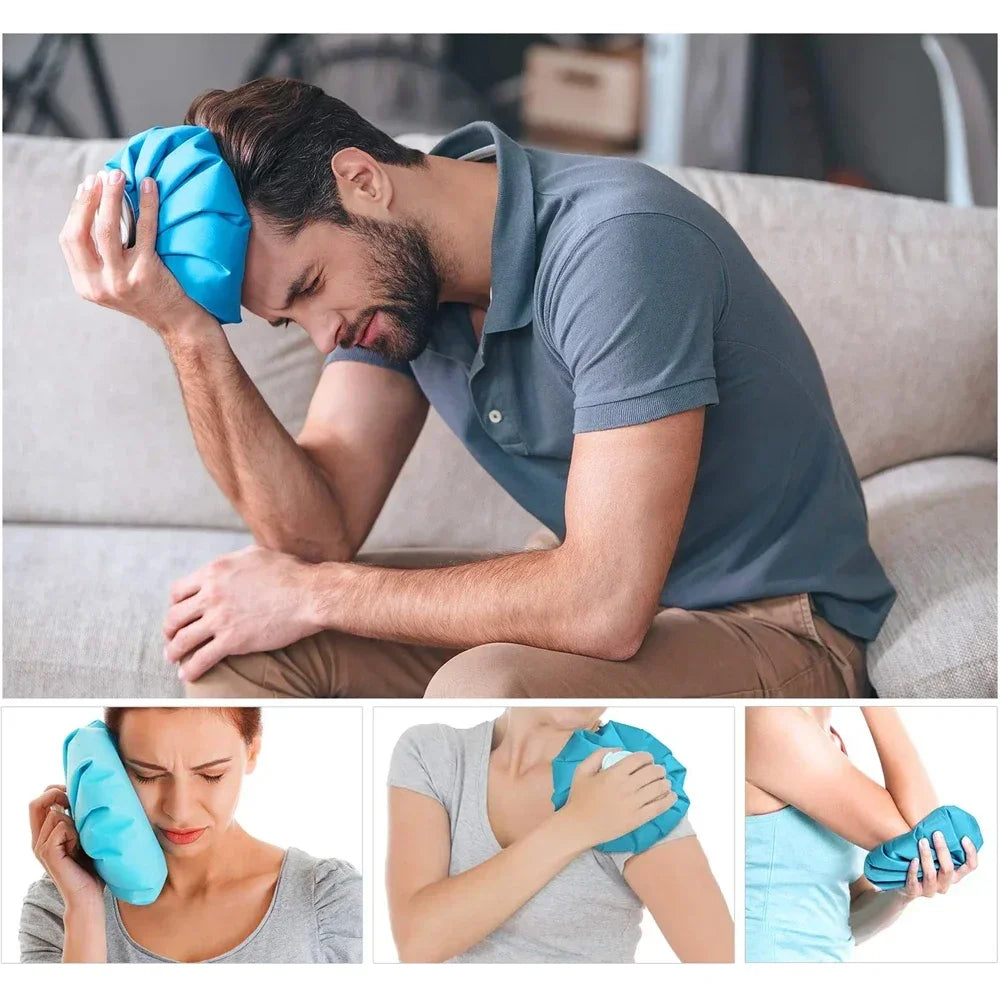 Reusable Ice Bag & Hot Cold Therapy Wrap for Pain Relief & Sports Injuries - 4