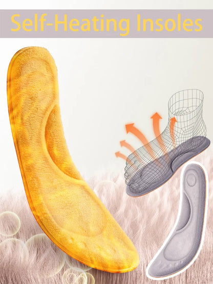 4D Arch Support Orthopedic Insoles - Shock-Absorbing Thermal Shoe Inserts