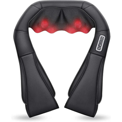 Shiatsu Neck & Shoulder Massager with Heat - Electric Back Massage