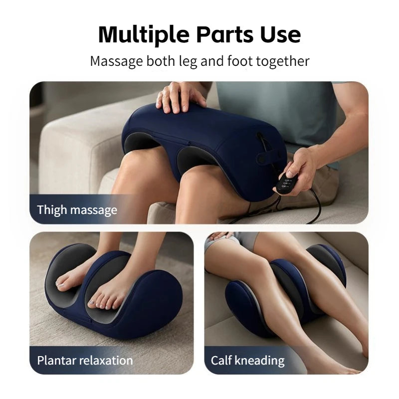 Multifunctional Shiatsu Foot and Leg Massager with Soothing Heat Therapy