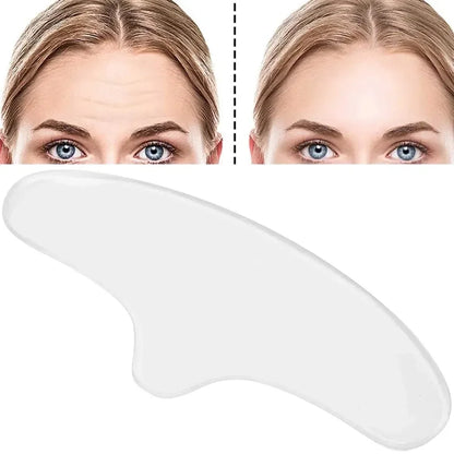 Reusable Silicone Anti-Wrinkle Face & Forehead Patches for Smooth Skin