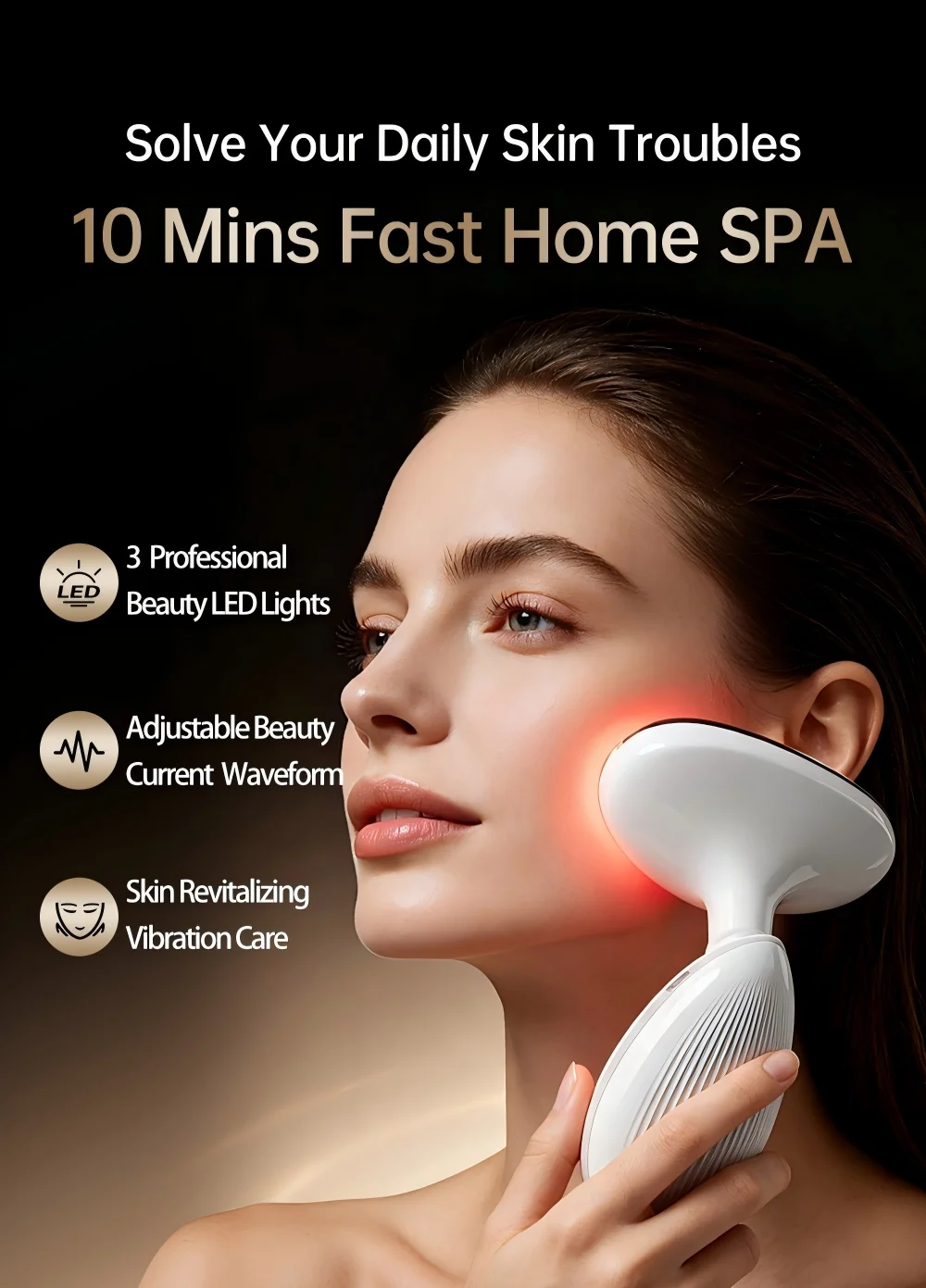 LED Facial Sculpting & Body Contouring Device - Skin Tightening Massager