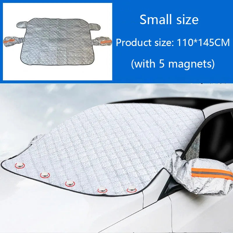 Magnetic Car Windshield Snow Cover & Frost Shield - 18