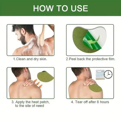 Acupuncture Heat Patches for Neck and Shoulder Pain Relief