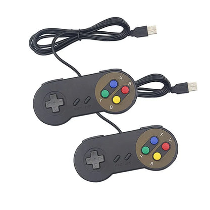 Retro USB Wired Game Controller for PC, Laptop & Raspberry Pi Gaming