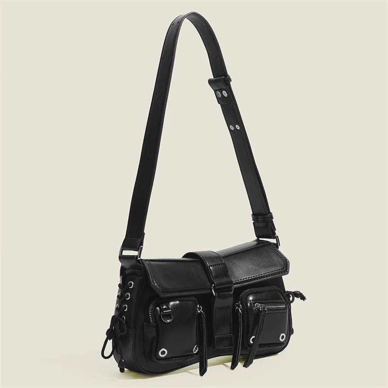 Luxury Goth Chain Shoulder Bag