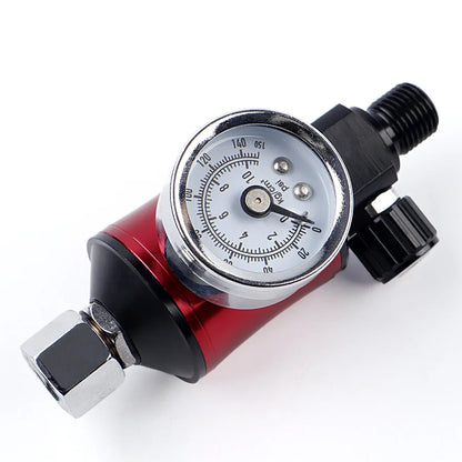 Spray Gun Air Pressure Regulator & Oil-Water Separator Filter Gauge - 150 PSI