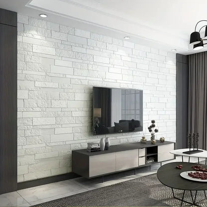 3D Brick Peel & Stick Wall Panels - Waterproof Self-Adhesive Decor