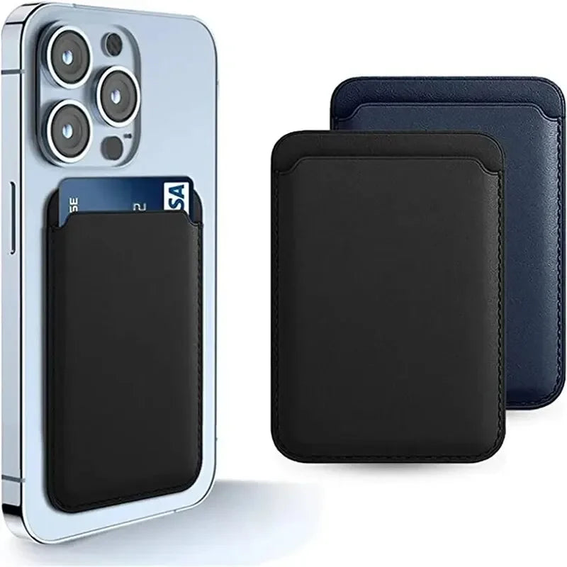 Magnetic Leather Wallet Case for iPhone 15, 14, 13 & 12 Series