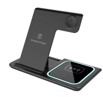 3-in-1 Foldable Wireless Charging Station for iPhone, Apple Watch & AirPods
