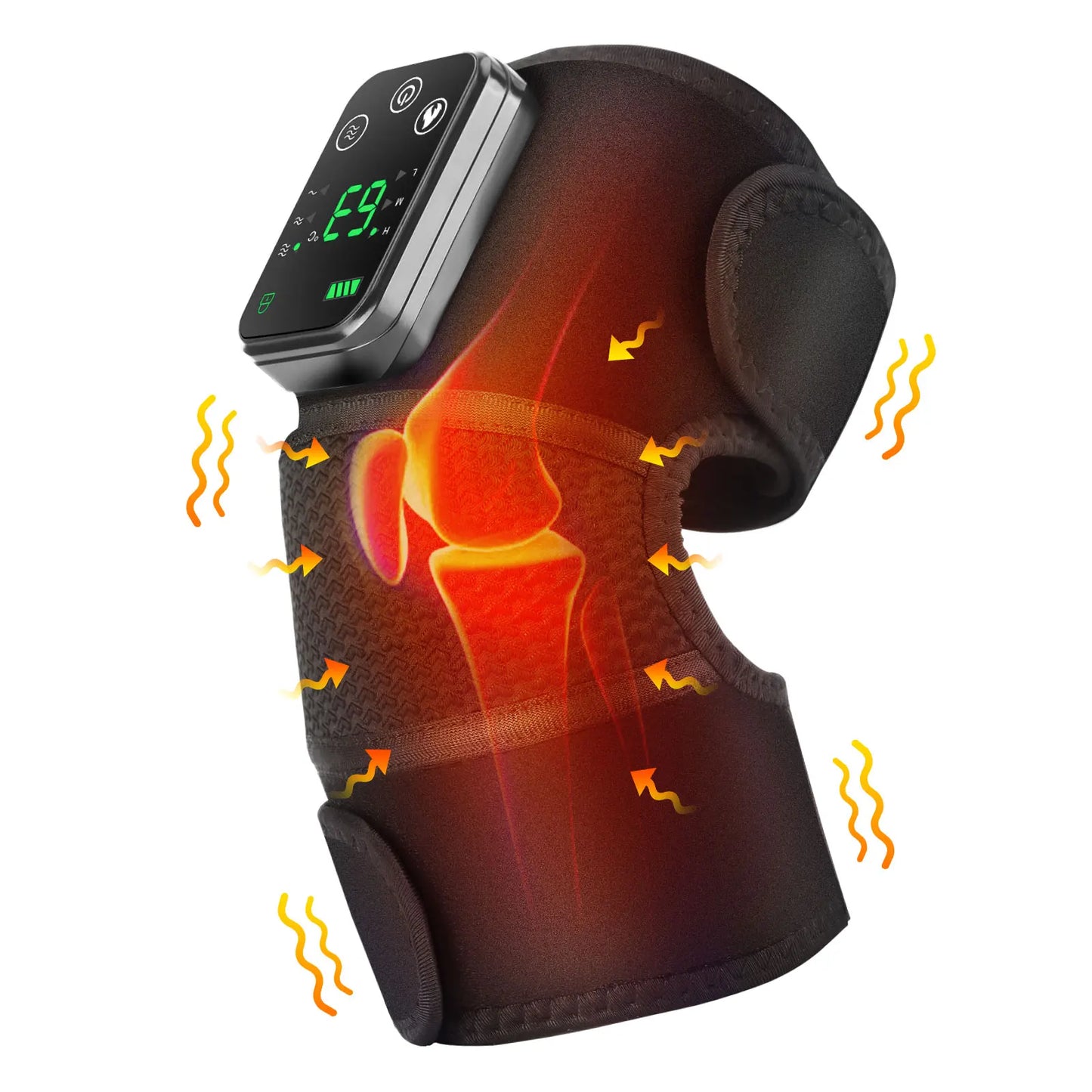 3-in-1 Heated Knee Shoulder Elbow Massager with Vibration