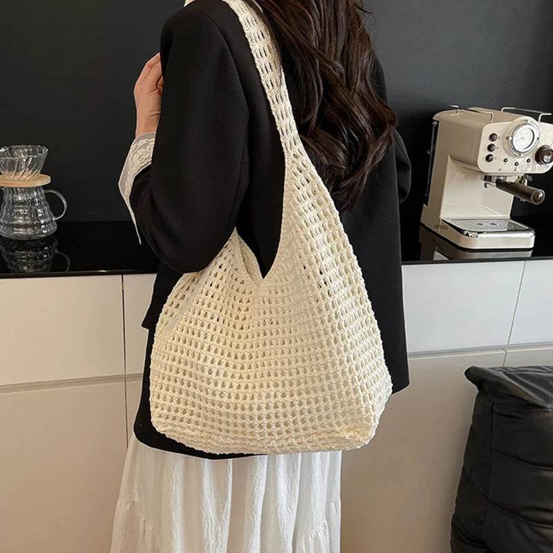 Luxury Bohemian Crochet Tote