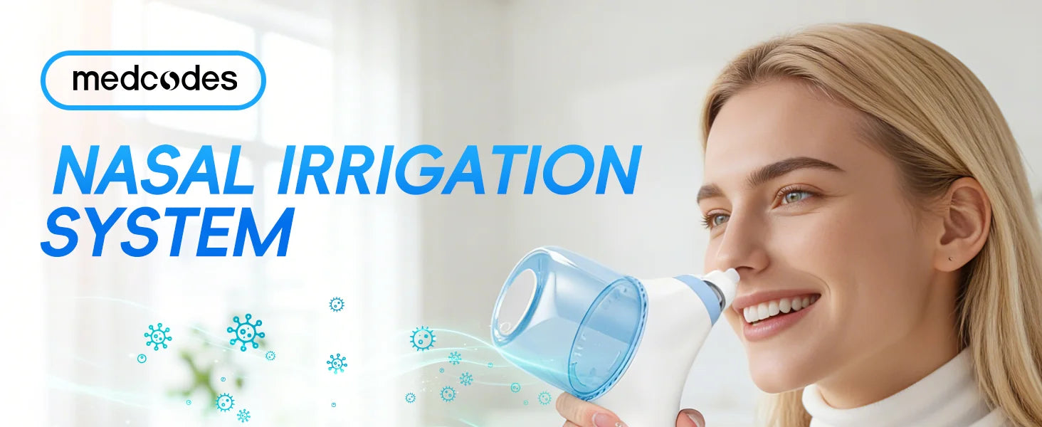 Electric Sinus Rinse Machine - Portable Nasal Irrigation System for Congestion Relief - 8