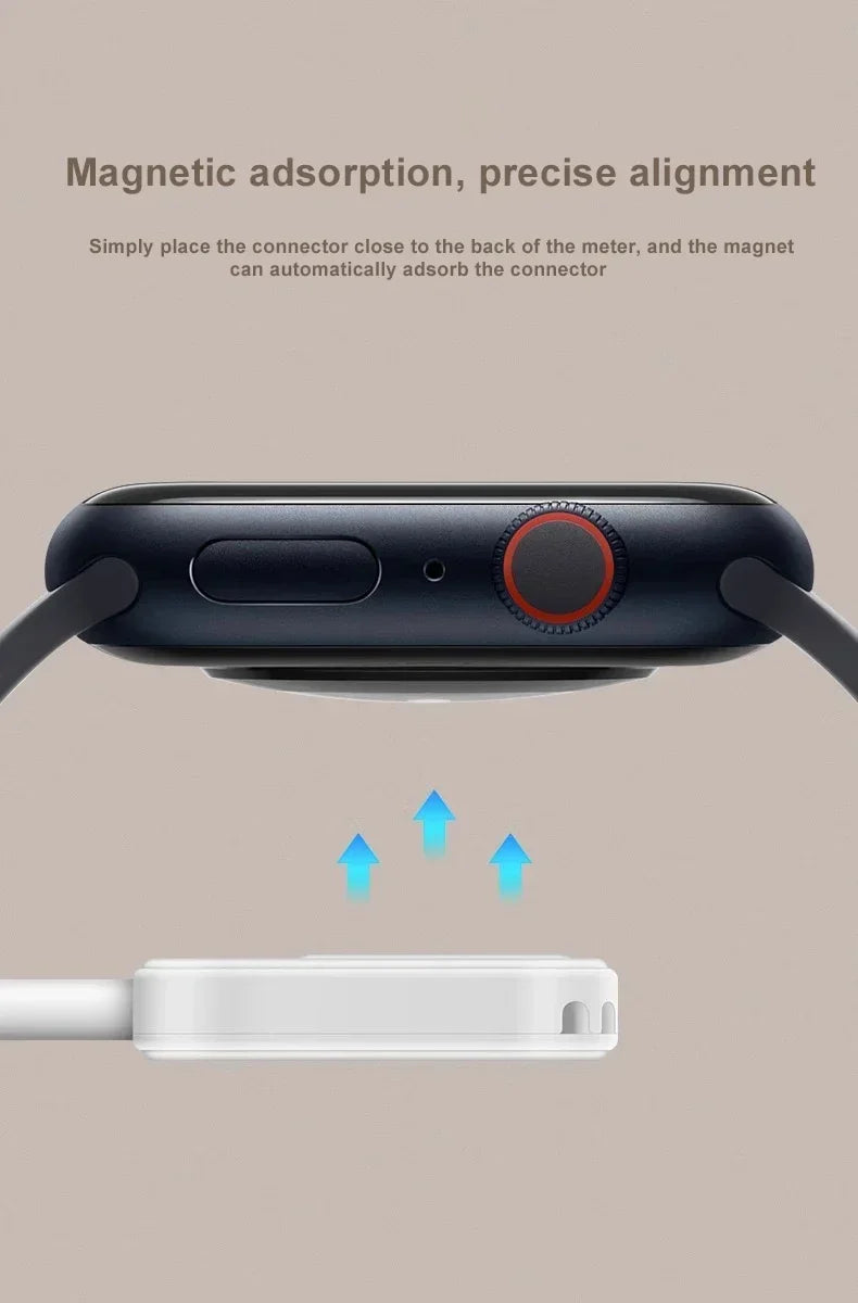 Portable Magnetic Wireless Fast Charger for All Apple Watch Series