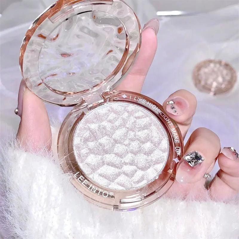 Shimmer Glow Highlighter & Contour Palette - Long-Lasting Radiant Finish - 16