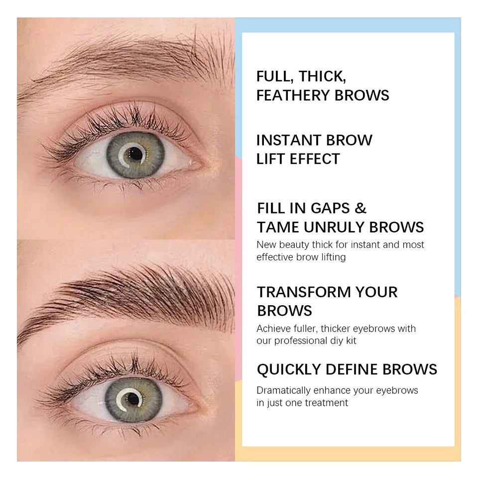 Professional DIY Eyebrow Lamination & Brow Perm Lift Kit - 8
