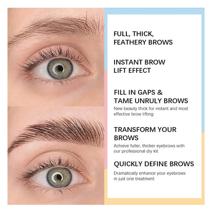 Professional DIY Eyebrow Lamination & Brow Perm Lift Kit
