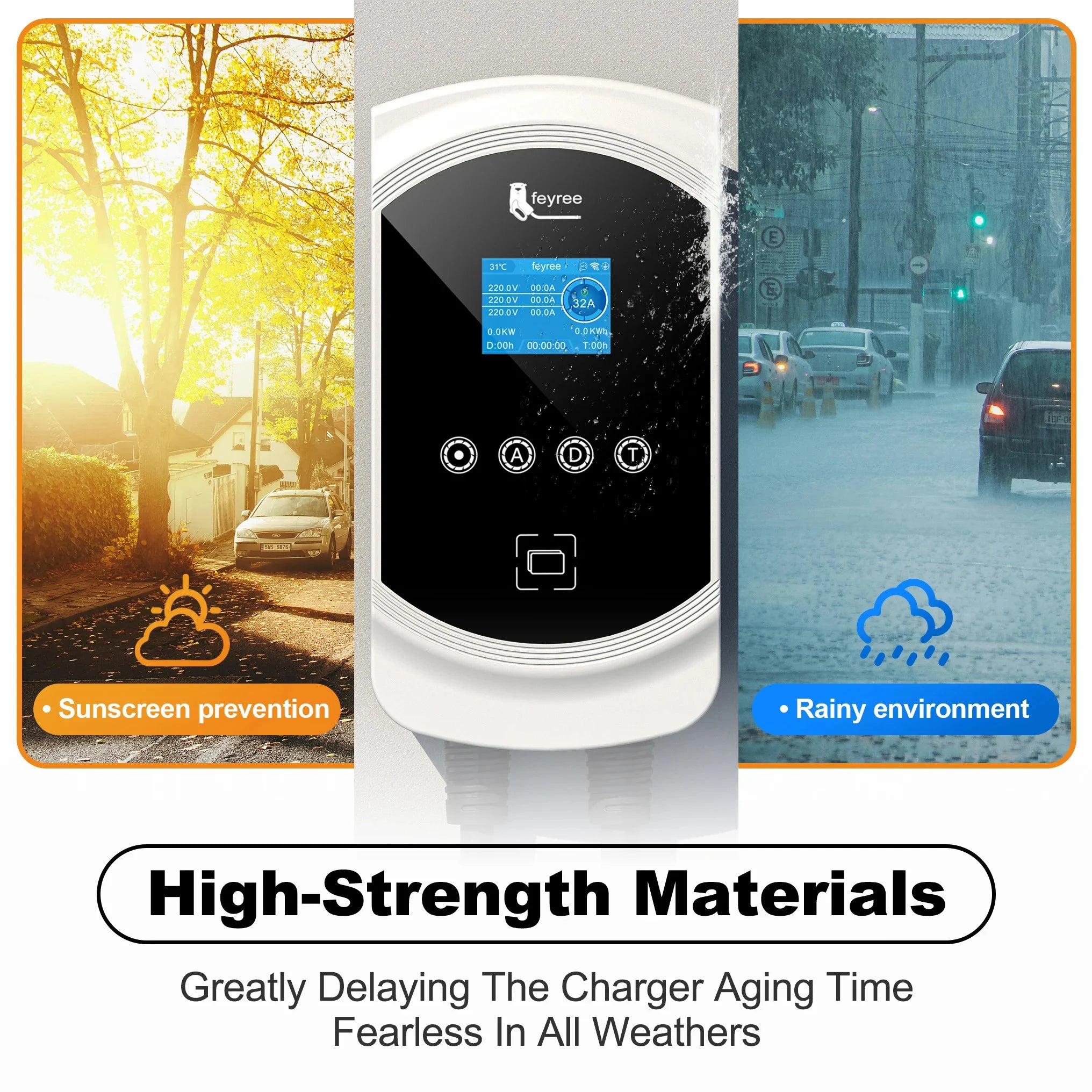 Smart EV Charging Station: Type 2 Wallbox with WiFi, App & Load Balancing - 23