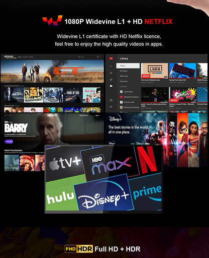 18.5" Smart Portable Touch Monitor with Google TV & Built-in Streaming