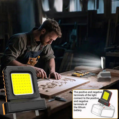 21V Portable LED Work Light for Power Tool Batteries