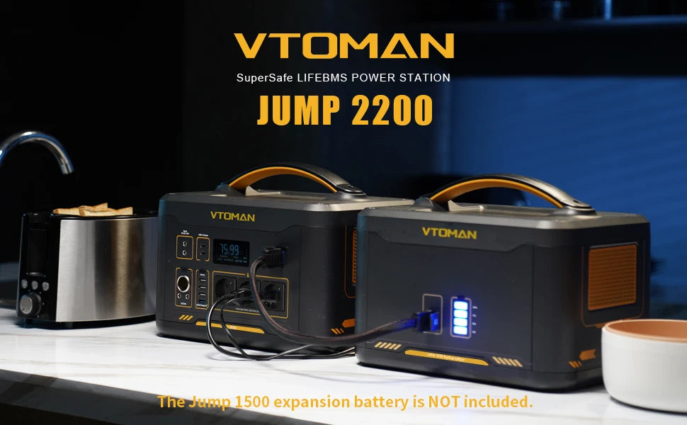 VTOMAN Portable Power Station 1548Wh LiFePO4 Solar Generator for Camping - 16