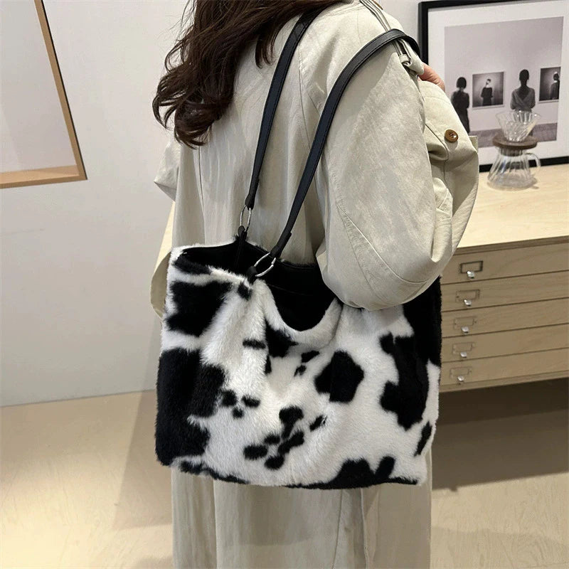 Luxury Plush Korean Shoulder Bag