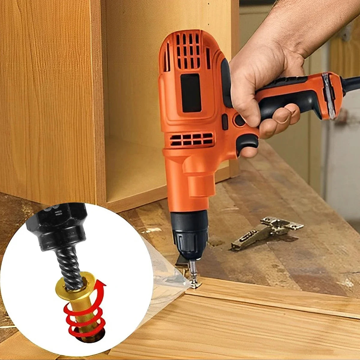 10-Piece Alloy Steel Screw Extractor Kit for Damaged Bolt & Stud Removal